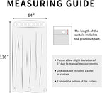 Easy-Going Linen Look Outdoor Curtains Waterproof Windproof Porch Curtains, Soft Thicken Outdoor Privacy Curtains for Patio, Gazebo, Grommet Top and Tab Bottom Drape, 1 Panel, 54x120 inch, Khaki