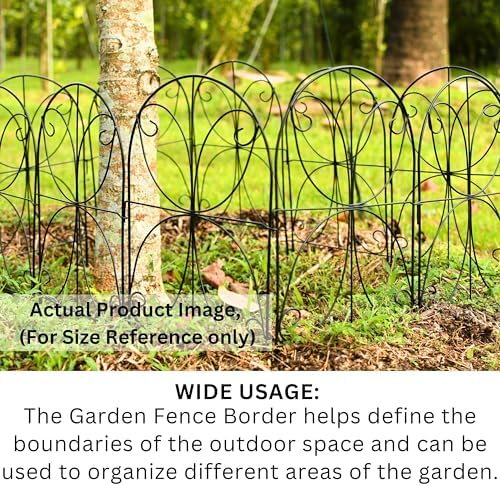 shoplala garden fence animal barrier (10 panels) 12in(l), view 9