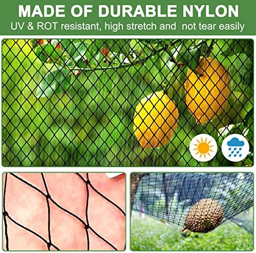 dqs bird netting 100’ x 100’with 1" mesh, side view