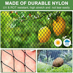 dqs bird netting 100’ x 100’with 1" mesh, side view