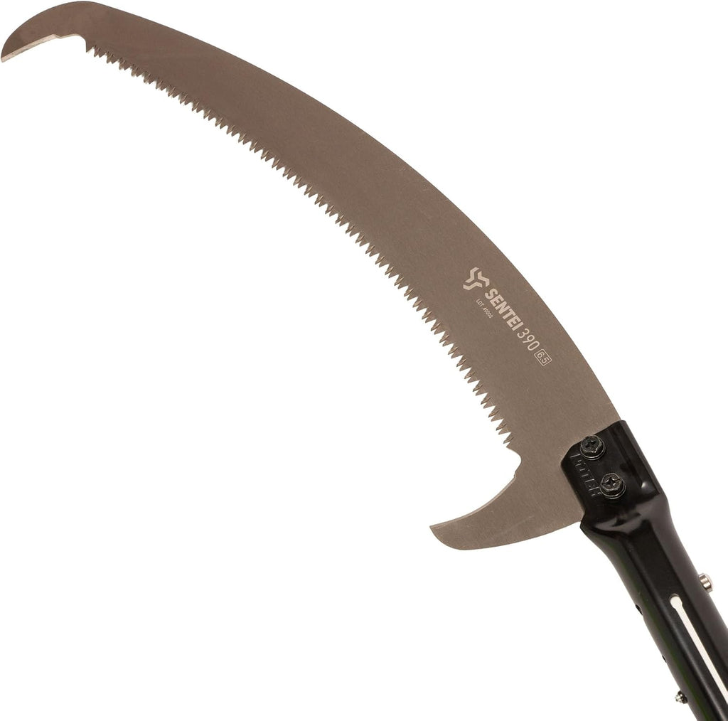 Notch 21' Sentei 4-Section Telescoping Aluminum Polesaw 15.4" (390mm) Hard Chrome-Plated Blade, Abrasion Resistant Low-Profile Grip, Rigid Aluminum Construction (4177-39N)