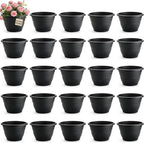 rootrimmer 25 pack 10 inch plant pots with, main product view