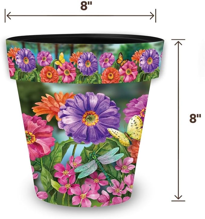 Briarwood Lane Zinnias in Bloom Small Planter