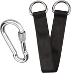 4 PCS Tree Swing Straps Hanging Kit with 4 Carabiners, 29cm / 0.95FT Length Tree Swing Hanging Straps Kit Perfect for Tree Swing Hammocks Punching Bag Gym Bar Chair Seat Outdoor