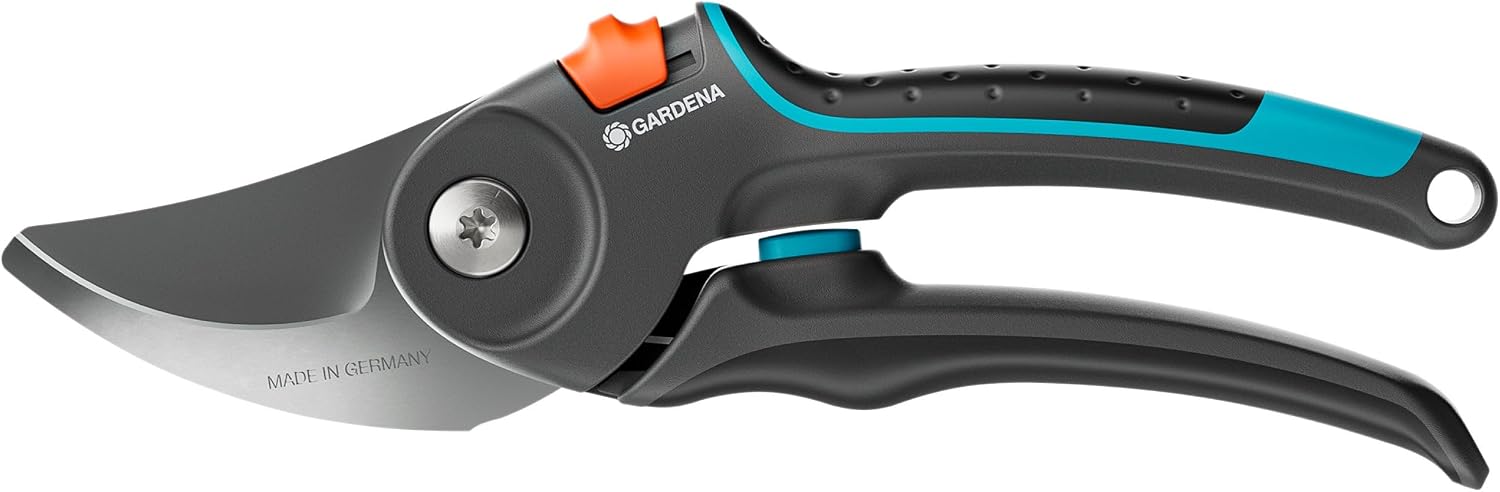 Gardena Secateurs PremiumCut Pro Fresh Wood, Bypass, 24 mm Cutting Diameter, ErgoTec Handle with Soft Grip, Precision-Ground Steel Blades, PowerCoating (12251-20)
