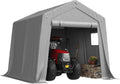 aoxun 10x10 ft outdoor portable storage shed tent, main product view