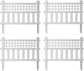 gardenised plastic outdoor decor garden flower edger fence, main product view