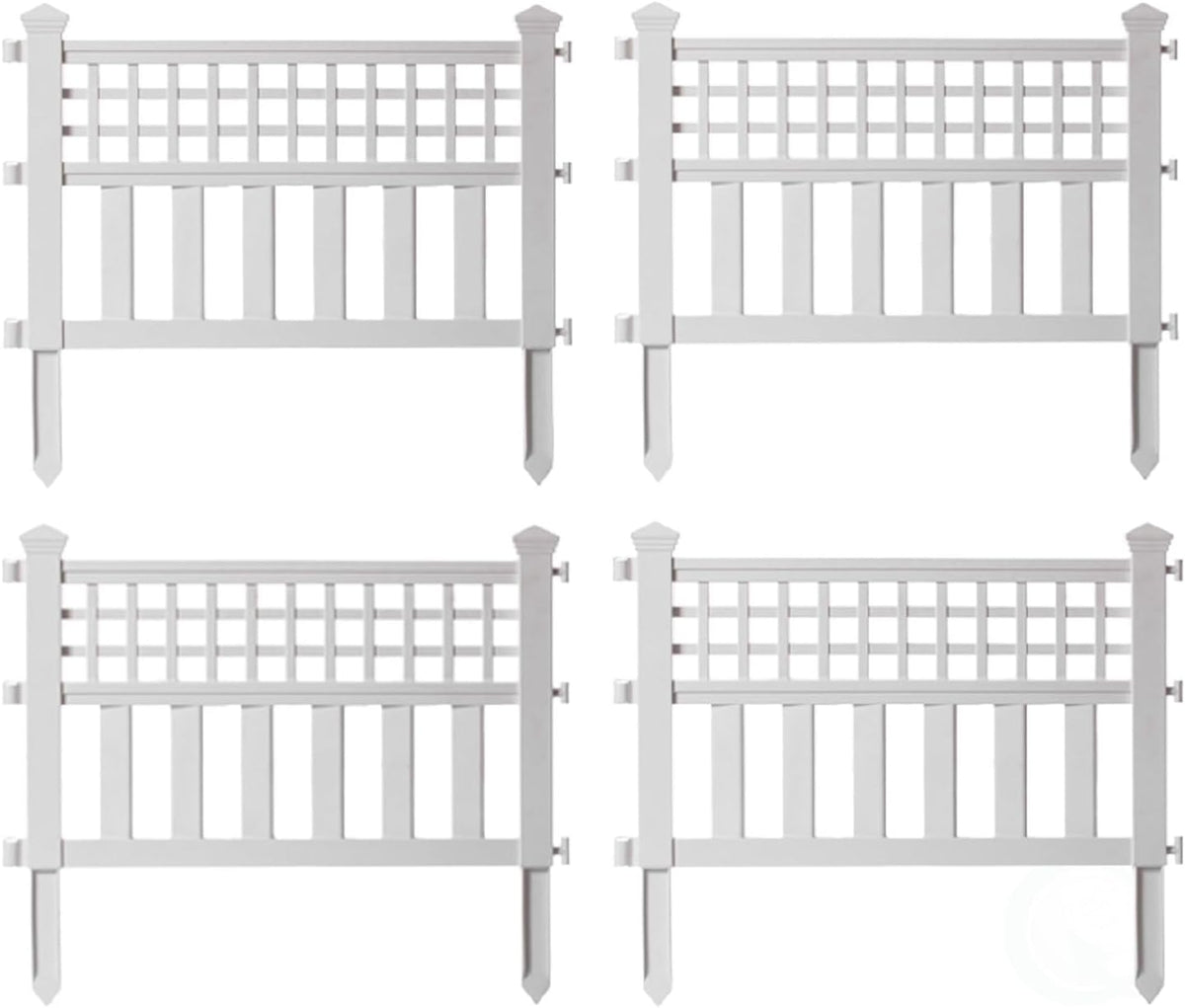 gardenised plastic outdoor decor garden flower edger fence, main product view