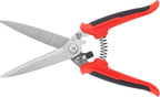 FELCO 456 Universal Stainless Steel Scissors - Versatile Multi-Purpose Scissors for Garden, Household and Workshop, Serrated Blade, Ergonomic Handle, Durable and Precise