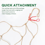 Jute Trellis Netting - Jute Netting for Garden, Heavy Duty Plant Support Netting for Climbing Plants, Cucumber, Vine, Fruits & Vegetables, Climbing Vining Plants (6.6 Ft x 16.4 Ft, 5.9 Inch Squares)