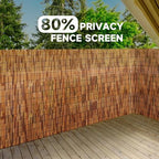 zncmrr reed fencing rolls fencing 4ft high roll, side view
