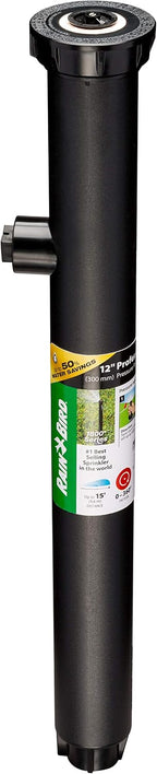 Rain Bird 1812APPRS PRS Professional Pop-Up, Full Circle, 8-15 Feet, 12"