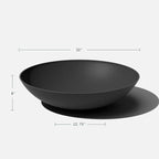 Veradek Mason Series Lane Bowl Planter| for Indoor or Outdoor Tabletops/Gardens |Made from Plastic-Stone Composite with Drainage Holes|Modern Décor for Flowers, Succulents, Small Plants