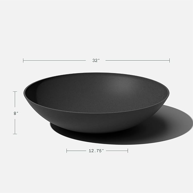 Veradek Mason Series Lane Bowl Planter| for Indoor or Outdoor Tabletops/Gardens |Made from Plastic-Stone Composite with Drainage Holes|Modern Décor for Flowers, Succulents, Small Plants