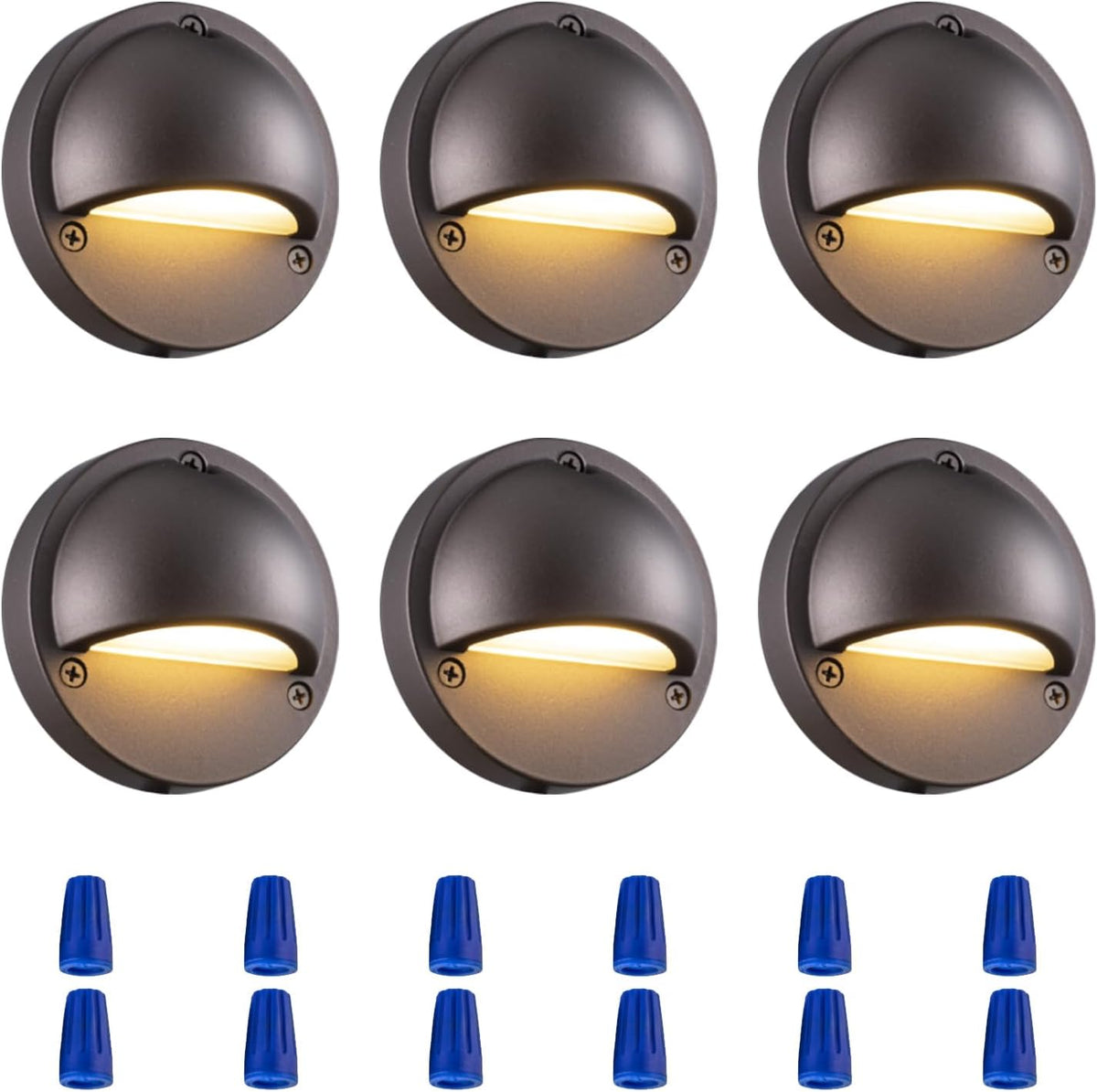 orb aluminum low voltage deck lights 2.5w 2700k, main product view