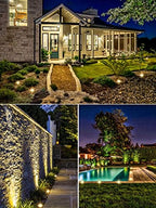zuckeo low voltage landscape lighting led well lights, package contents