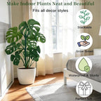 6 Pack Stackable Plant Support Stakes, 43inch Climbing Plant Sticks Structures for Monstera with Garden Ties, Durable Alternative to Moss Pole for Indoor Outdoor Plants