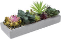 mygift 15 inch assorted artificial succulent arrangement gray, main product view