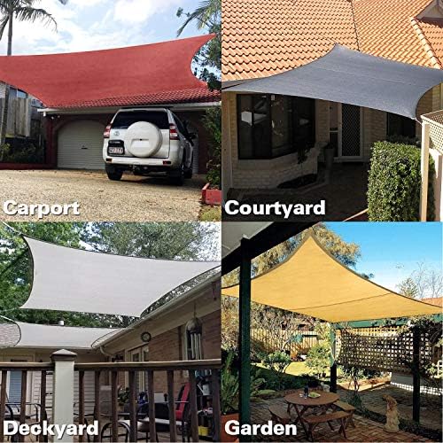 kanagawa 12'x16' sun shade sail dark gray curved on a desk or shelf