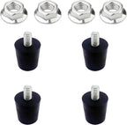 Adjustable Rubber Foot for Blackstone Replacement Parts, Griddle Parts for Blackstone 17" & 22" Griddles, Griddle Accessories Include 4PCS Rubber Feet and 4PCS Screw Nut