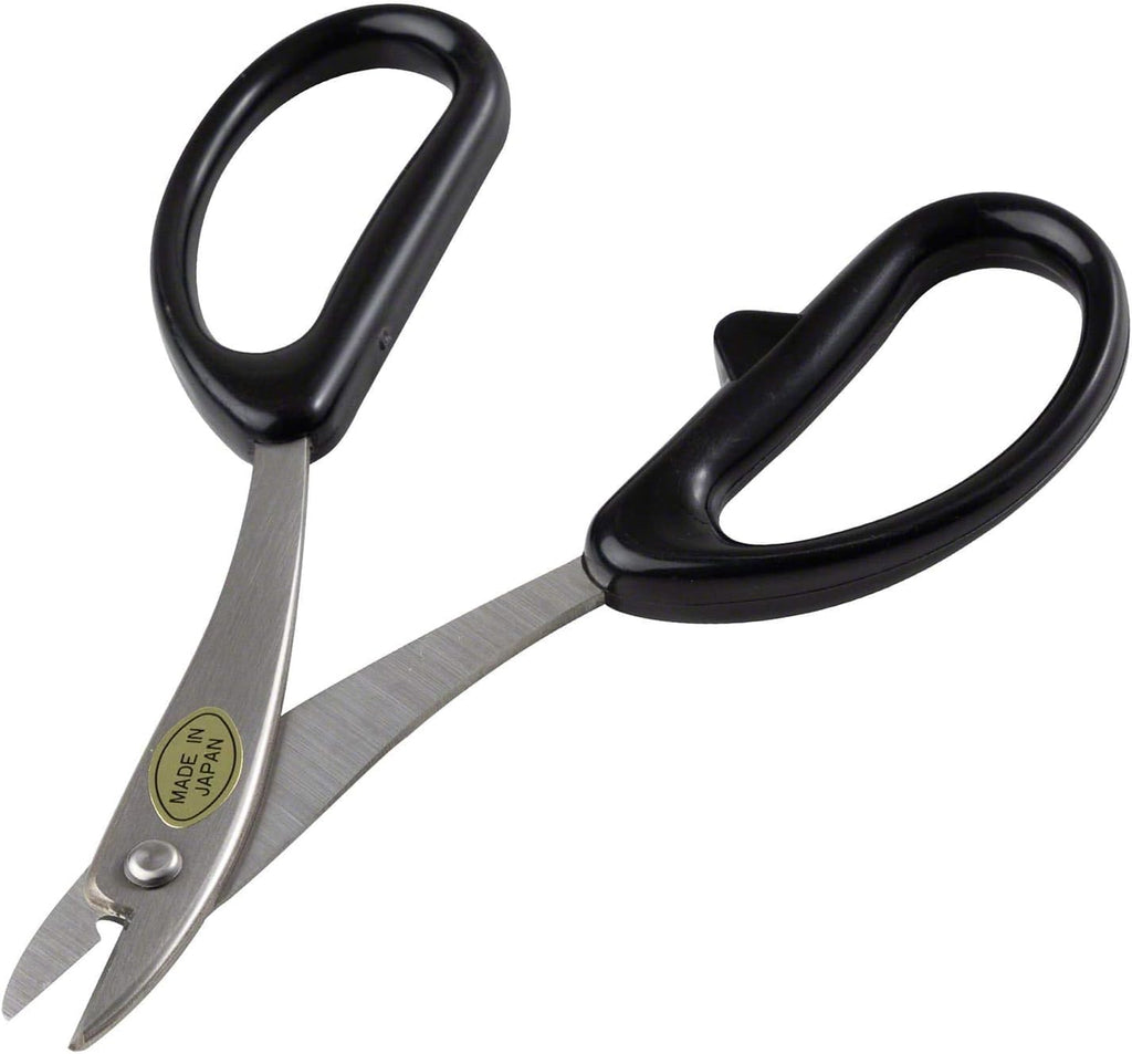 wazakura scissor wire cutter 6.3in, japanese stainless steel shown in use