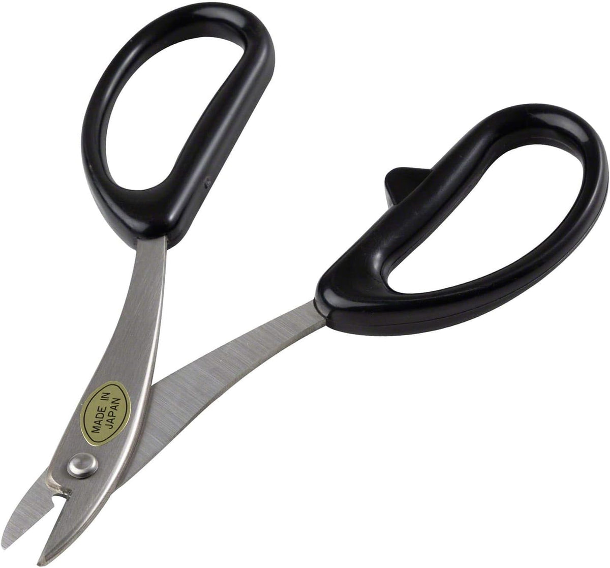 wazakura scissor wire cutter 6.3in, japanese stainless steel shown in use