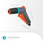 gardena classic cleaning nozzle starter set sprayers & showing dimensions