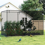 tangkula 10x6.5x6.5 ft crop cage, plant protection tent, view 9