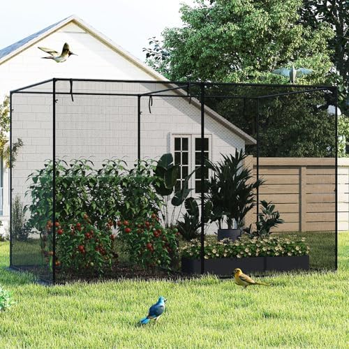 tangkula 10x6.5x6.5 ft crop cage, plant protection tent, view 9