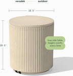 Veradek Outdoor Cooler Side Table - 2 in 1 - Designed for use as Outdoor Side Table, Patio Decor and Ice Chest