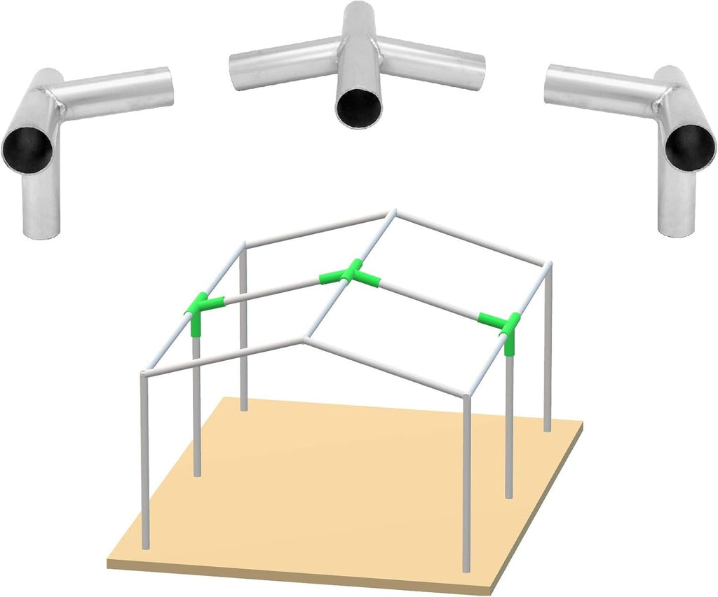 canopy fittings set 1-3/8 inch low peak shed, main product view