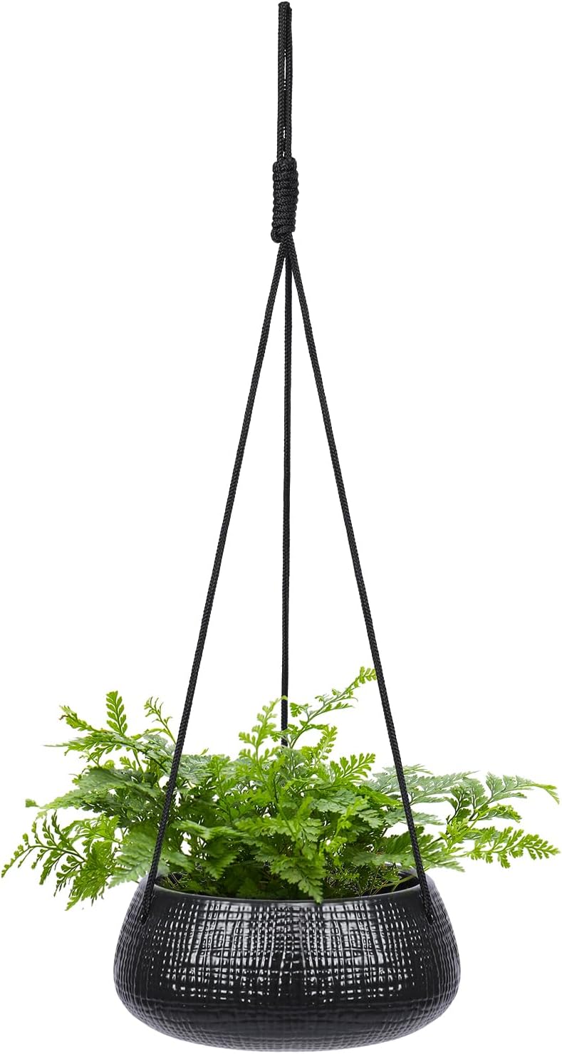 hanging planter for indoor plant 8 in, ceramic, main product view