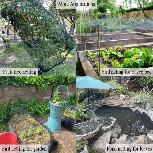 bird netting for chicken coop 25x50 ft, 1" on a desk or shelf