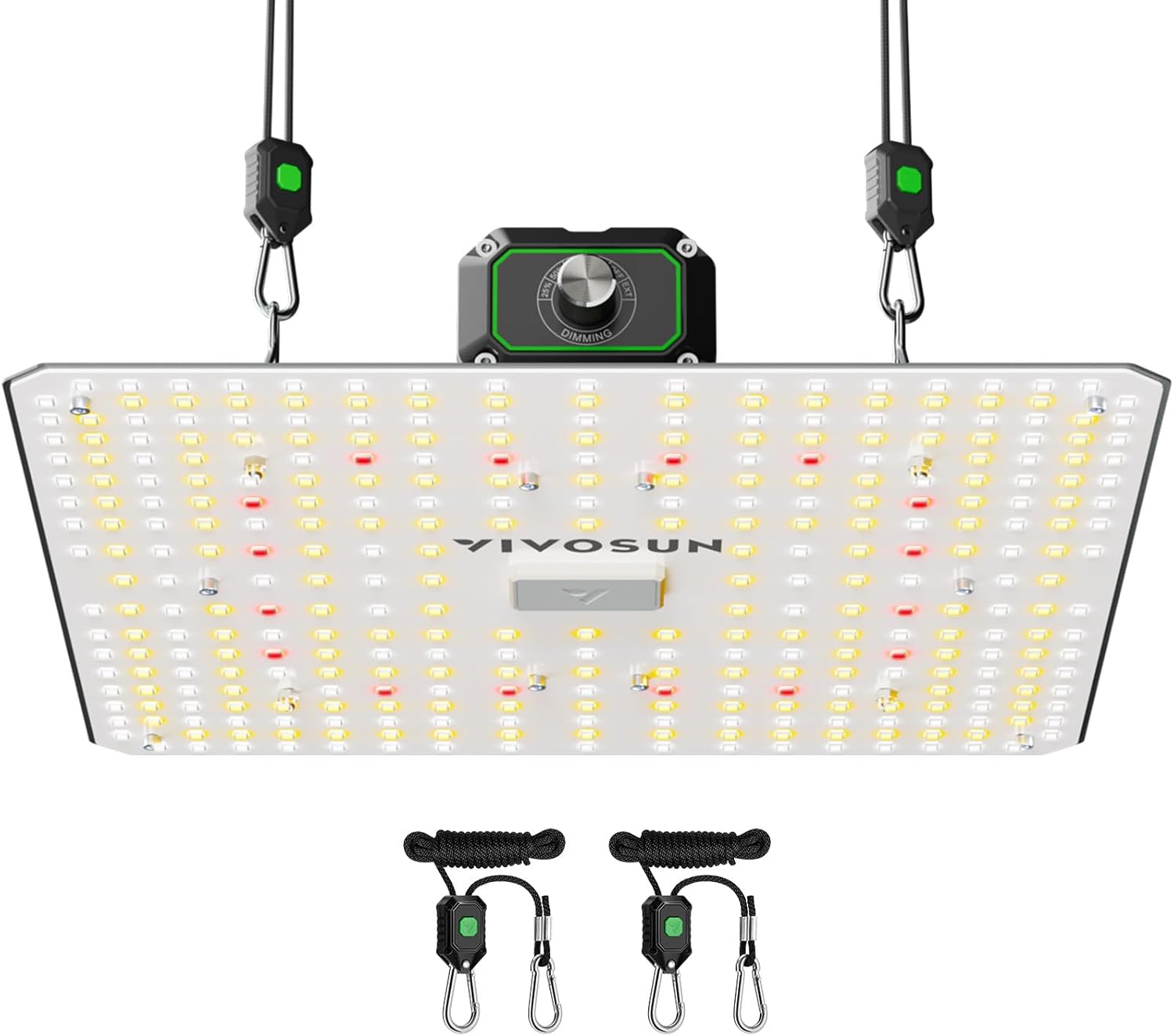 VIVOSUN LumaLight 100W LED Grow Light, Full Spectrum Plant Light | Smart Dimmable & High PPFD for Indoor Plants Seedling Vegetables Bloom, Fits 2×2/2×4 Grow Tents