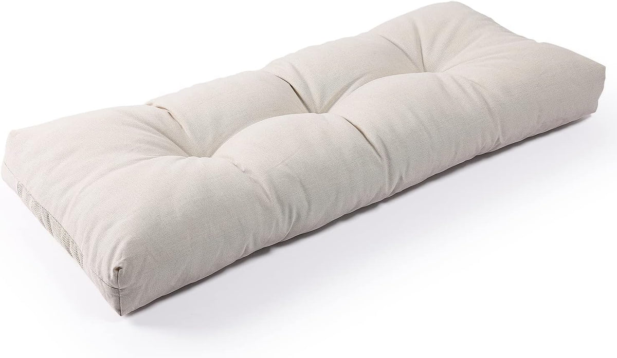 sunrox lokgrip non slip tufted memory foam bench, main product view