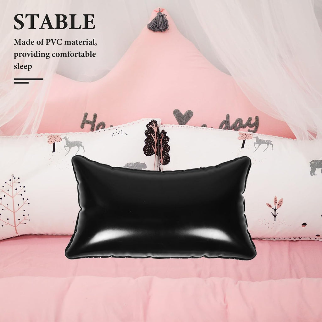 STOBAZA Inflatable Cushion for Hammock Swing Chairs PVC Black | Replaceable Insert for Hanging Chairs, Lightweight Foldable Design, Travel and Outdoor Use