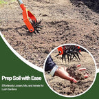 67in garden cultivator with tempered spring steel tines showing dimensions