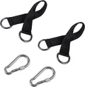 Hammock Straps Tree Swing Hanging Kit | 2 Pcs, 9.84 inches, 2 Heavy Duty Hook Clasps, For Swing Hammocks Seat Pulley System Gym Equipment
