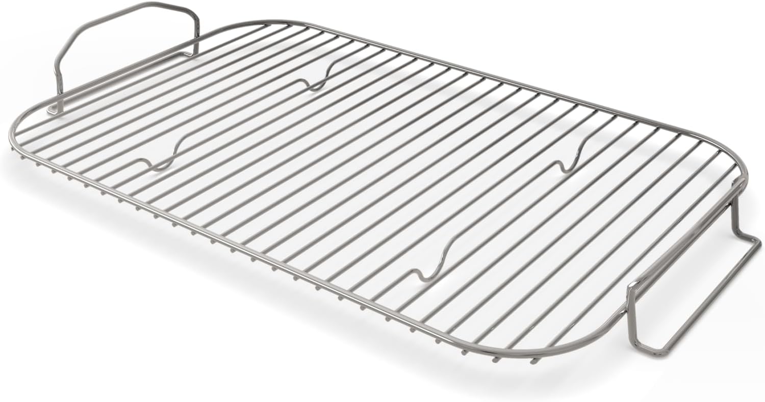 Ninja XSKGRIDLXL Woodfire Premium Griddle Plate & OG951 Woodfire Pro Connect Premium XL Outdoor Grill & Smoker & XSKRSTRKXL Woodfire Roast & Smoke Rack