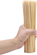 200PCS 8 inch Bamboo Skewers for BBQ,Appetizer,Fruit,Cocktail,Kabob,Chocolate Fountain,Grilling,Kitchen, Crafting and Party. More Size Choices 6"/8"/10"/12"/36"