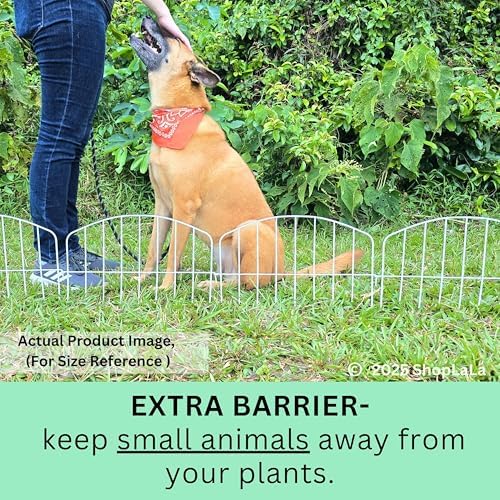 shoplala garden fence border (10 panels) 13in(l) x, package contents
