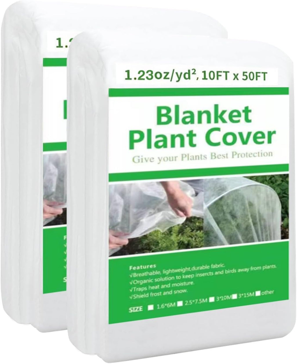 10ft x 50ft plant covers freeze protection, main product view