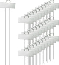 duraaamo 30 pcs metal large plant label stakes, main product view