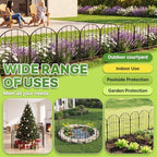 decorative garden fence panels - 24in (h) x shown in use