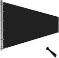 tang fence privacy screen black 8 feet x, main product view