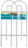 panacea 89300 arch folding border fence, white, main product view