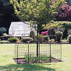 decorative garden fence 30in (h) x 10ft (l) on a desk or shelf