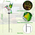DREAMYSOUL Outdoor Solar Garden Lights, Hummingbird Solar Lights for Outdoor Patio Yard Pathway, Hummingbird Gifts for Women Mom Grandma