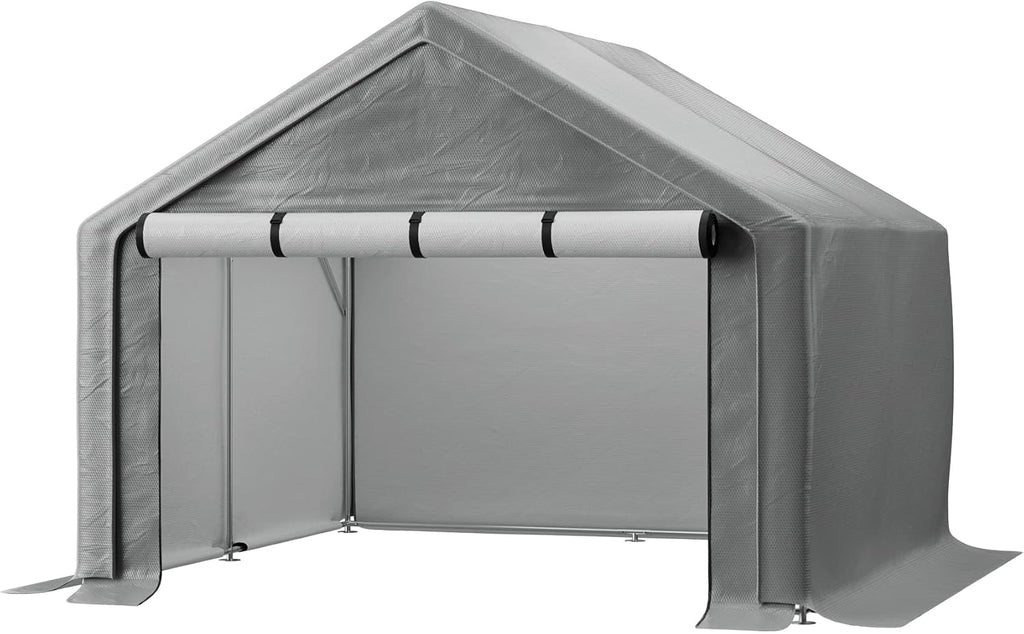 outdoor storage shelter, 10x10 ft portable shed with, main product view