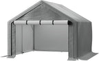 outdoor storage shelter, 10x10 ft portable shed with, main product view